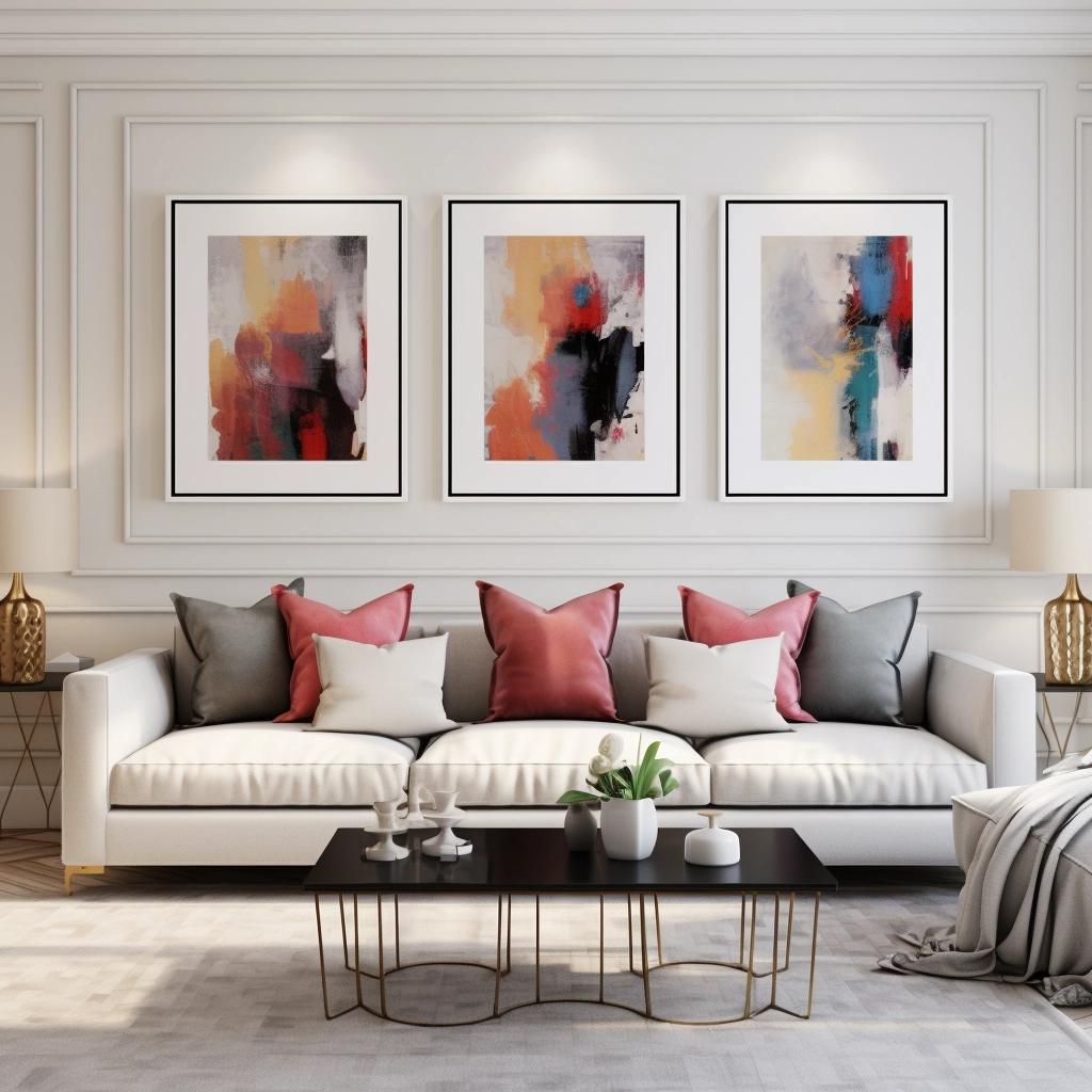 Quais os tipos de quadros para a sala de estar posso usar? 16 Quais os tipos de quadros para a sala de estar posso usar?