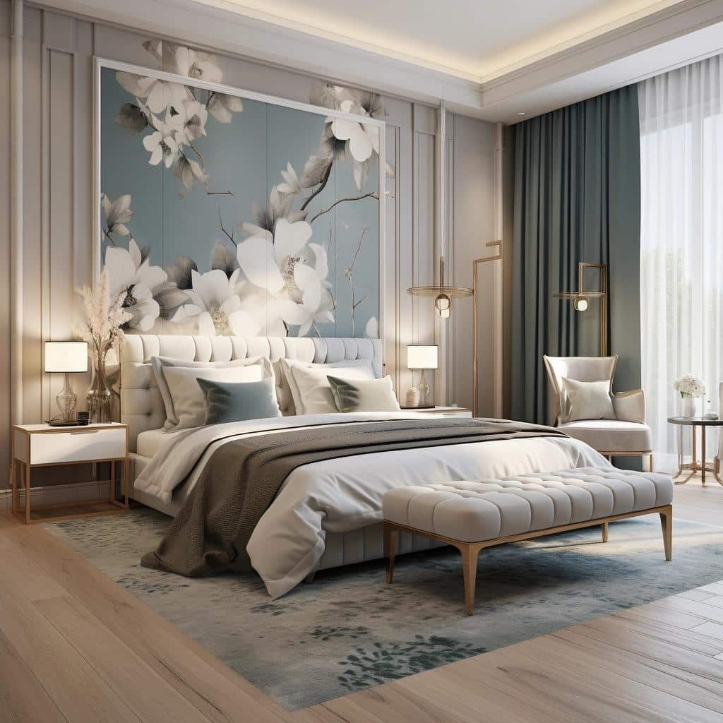 Top 5 dias de como usar o papel de parede quarto casal 1 Top 5 dias de como usar o papel de parede quarto casal