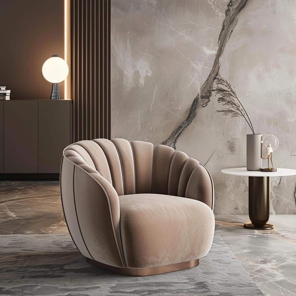 Top 10 Inspirações Surpreendentes de Poltronas Inspiradas em Costelas. 1 poltrona costela