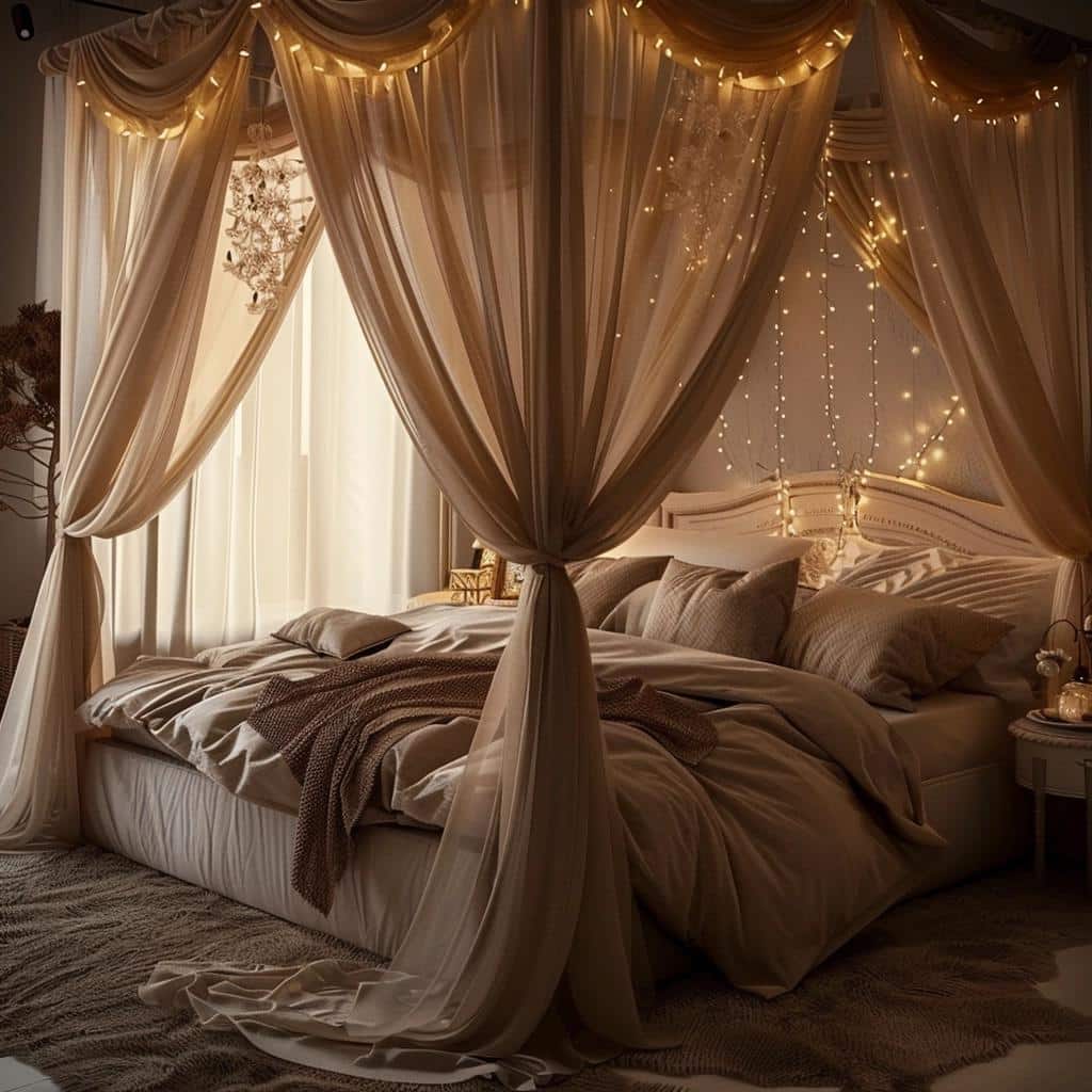 Cama Com Dossel: 5 Ideias Para Um Quarto Digno De Conto De Fadas. 21 cama com dossel