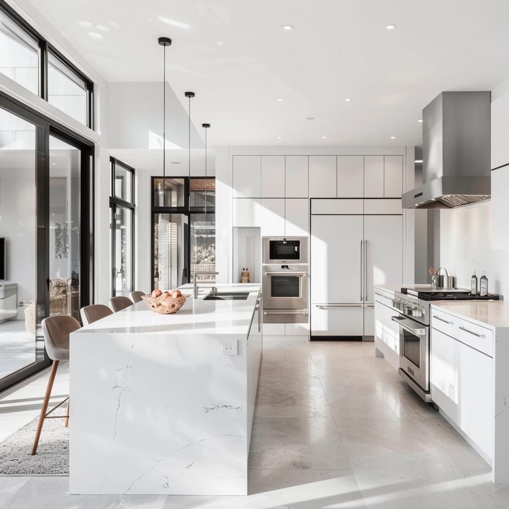 Cozinhas Brancas: 5 Dicas para Criar Ambientes Luminosos e Elegantes 26 cozinhas brancas