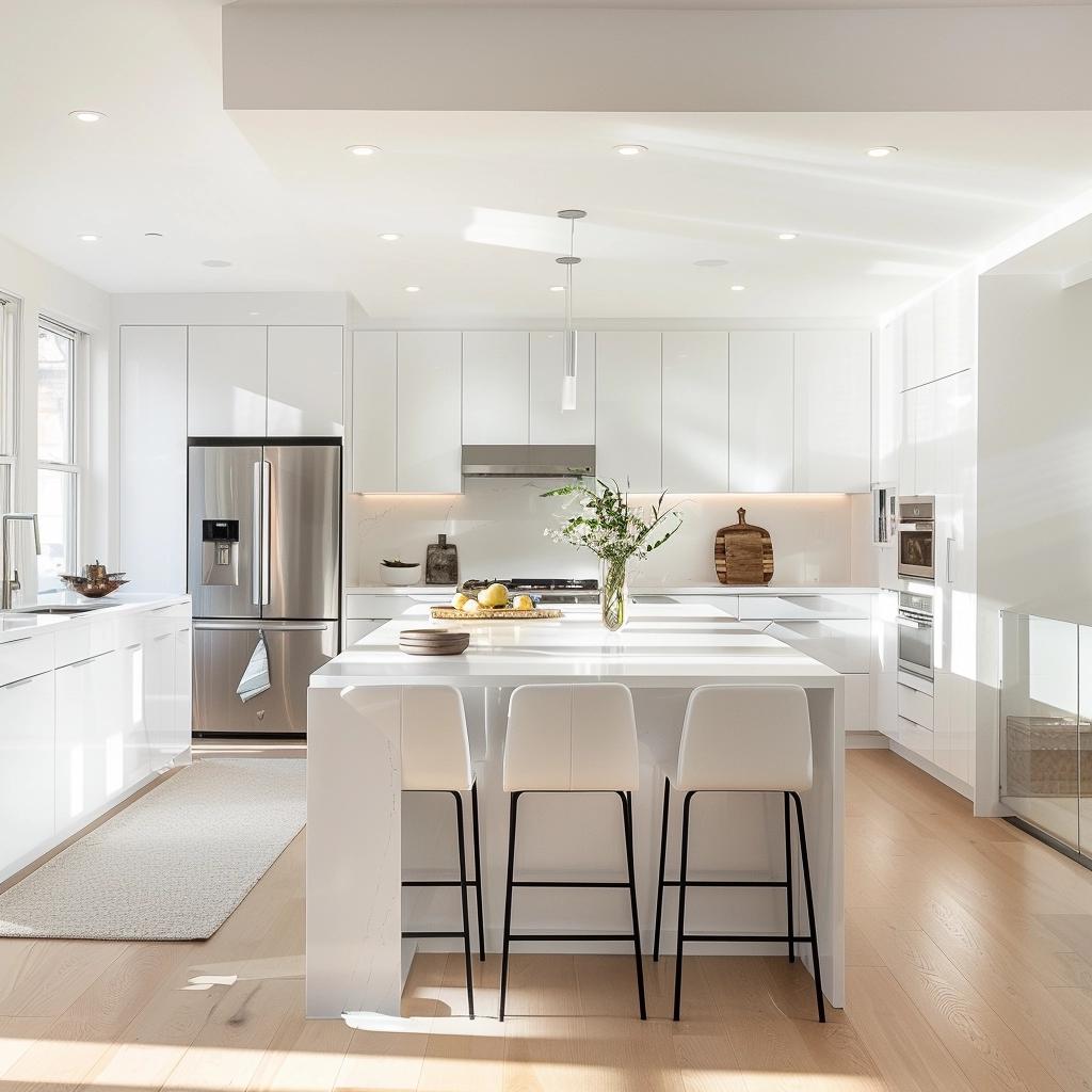 Cozinhas Brancas: 5 Dicas para Criar Ambientes Luminosos e Elegantes 28 cozinhas brancas