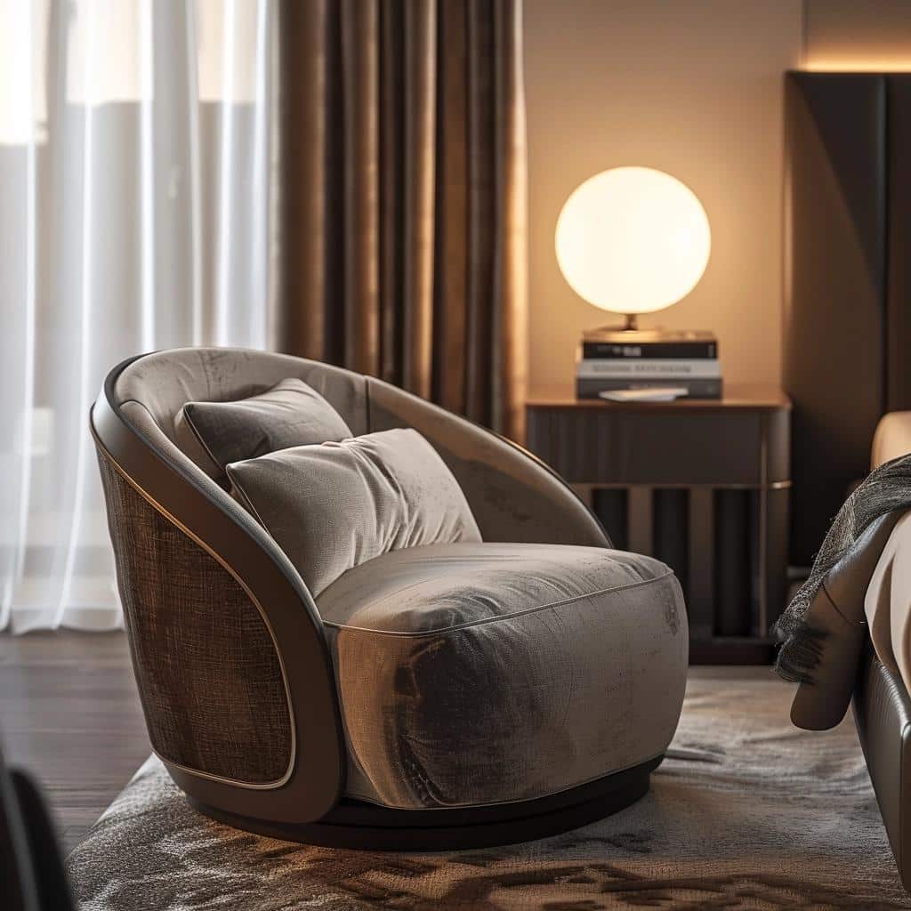 Tendência inesperada: Descubra os segredos de decorar seu quarto com a poltrona perfeita. 22 poltrona para quarto