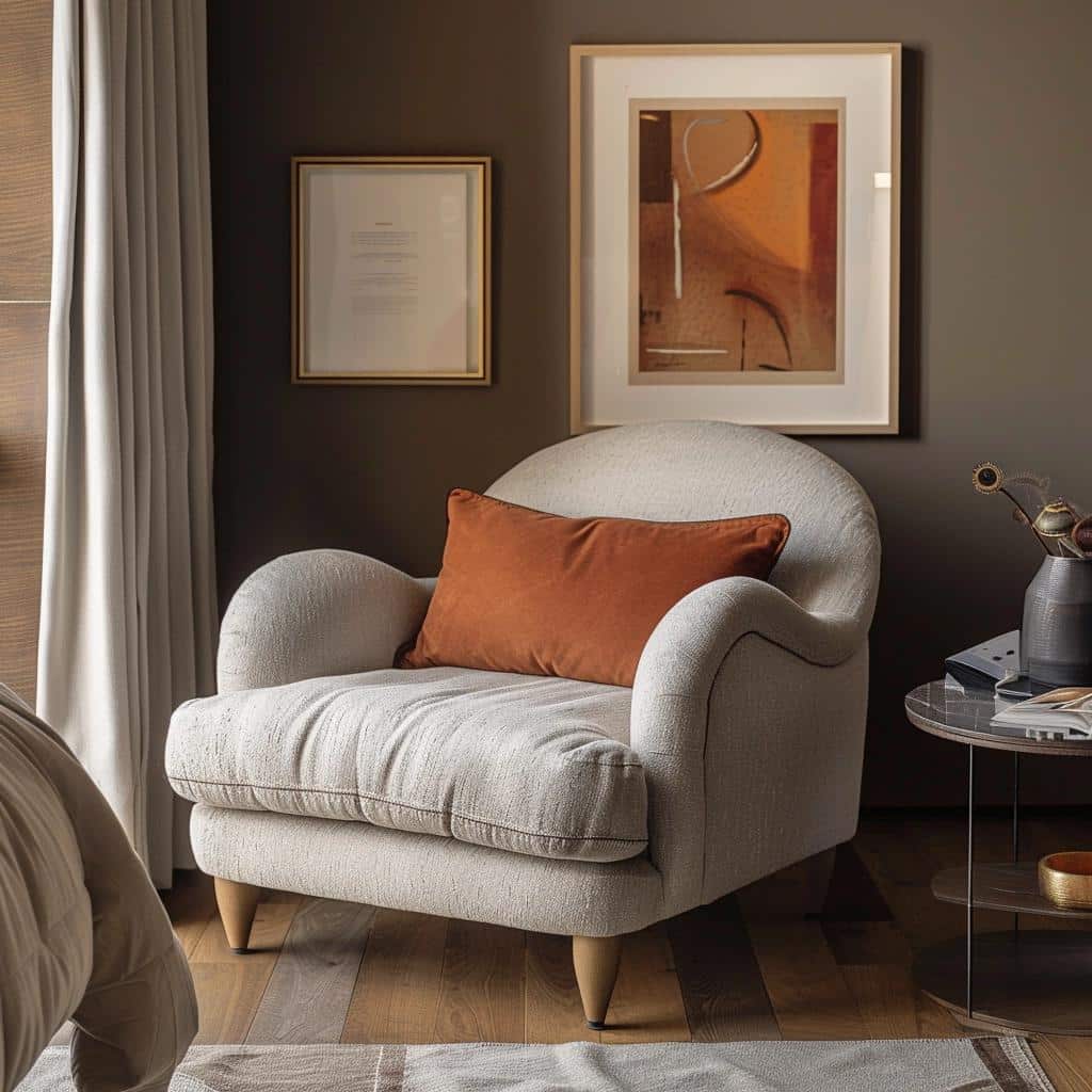 Tendência inesperada: Descubra os segredos de decorar seu quarto com a poltrona perfeita. 21 poltrona para quarto