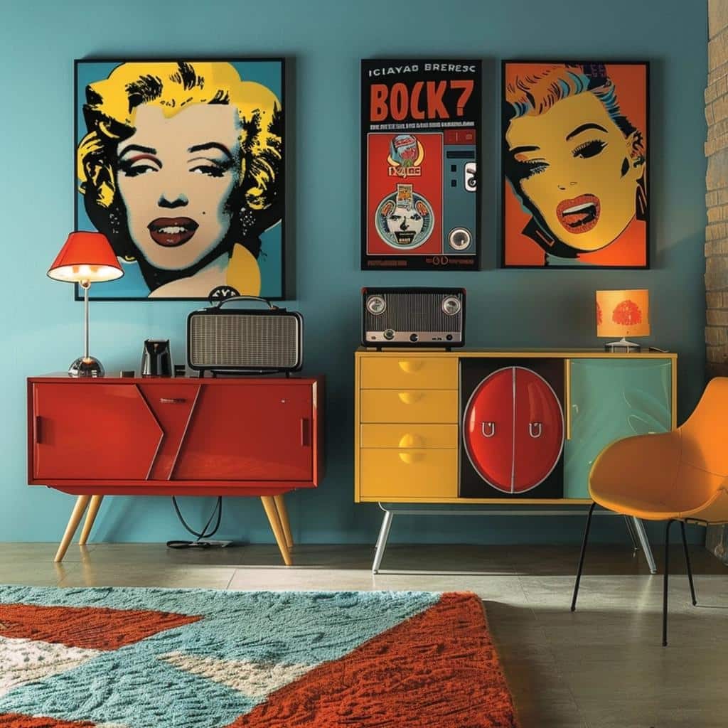 Top 10 Salas de Estilo Retrô que Vão Surpreender Você. 1 salas retro