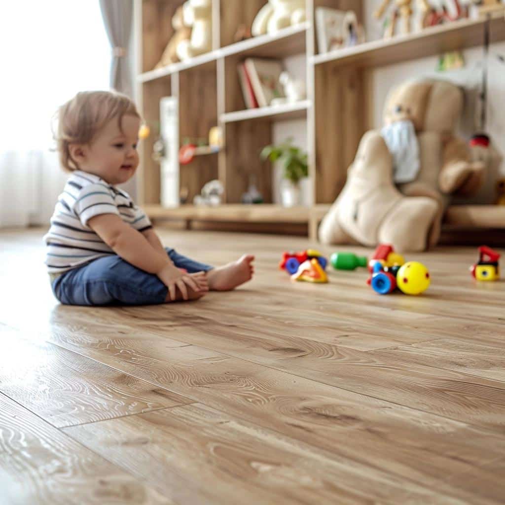 Veja quais são os 5 tipos de pisos mais duráveis para casas com crianças .