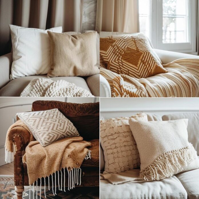 Transforme sua sala com 3 surpreendentes ideias para mantas de sofá.