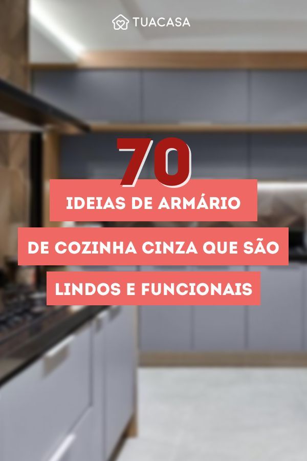 5 Cozinhas Planejadas na Cor Cinza que São Pura Inspiração