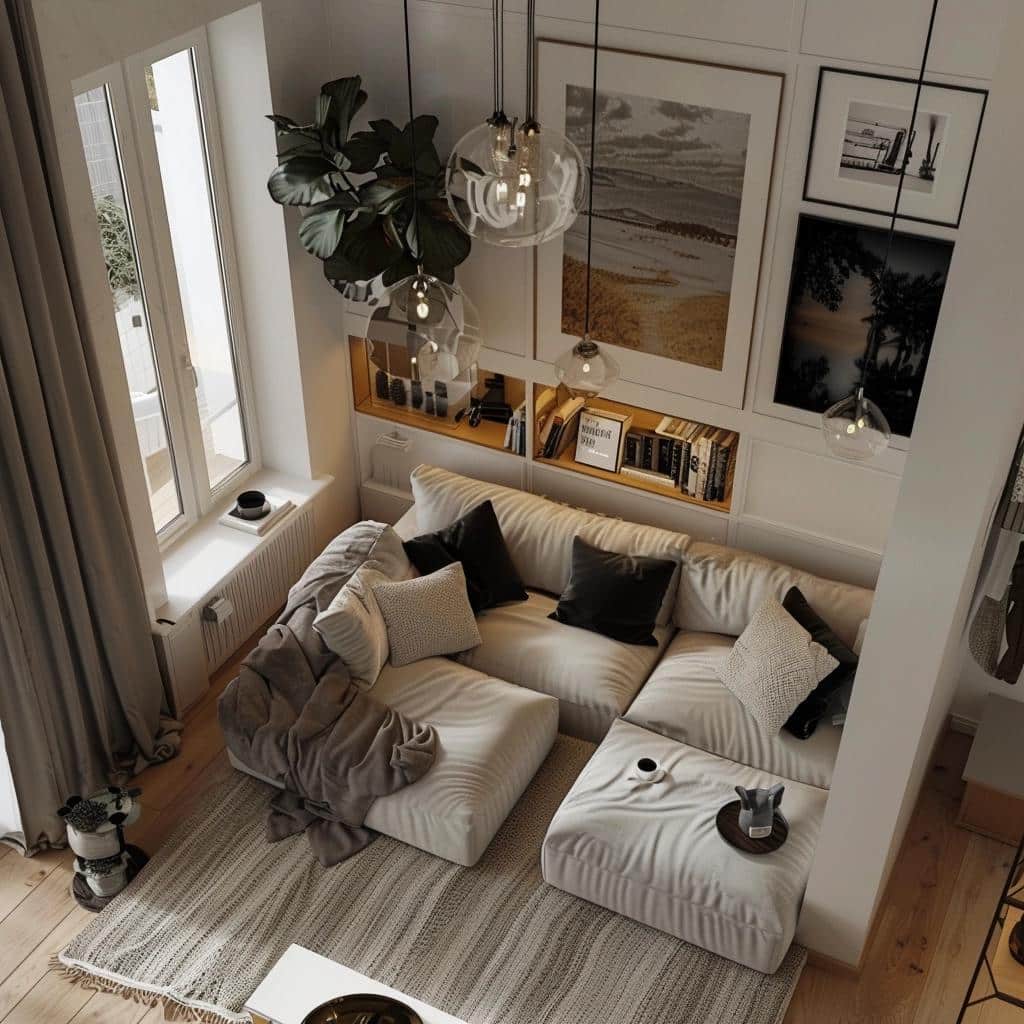6 Maneiras de Ampliar Sua Sala de Apartamento Pequeno com Decoração 1 6 Maneiras de Ampliar Sua Sala de Apartamento Pequeno com Decoração