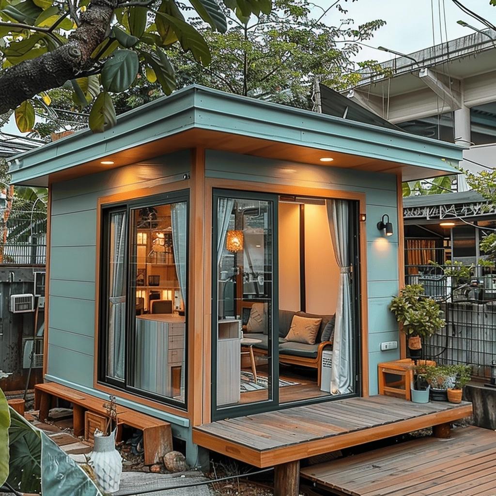Você não vai acreditar no que essa Mini Casa de 4x4 Metros pode esconder!. 1 Você não vai acreditar no que essa Mini Casa de 4x4 Metros pode esconder!.