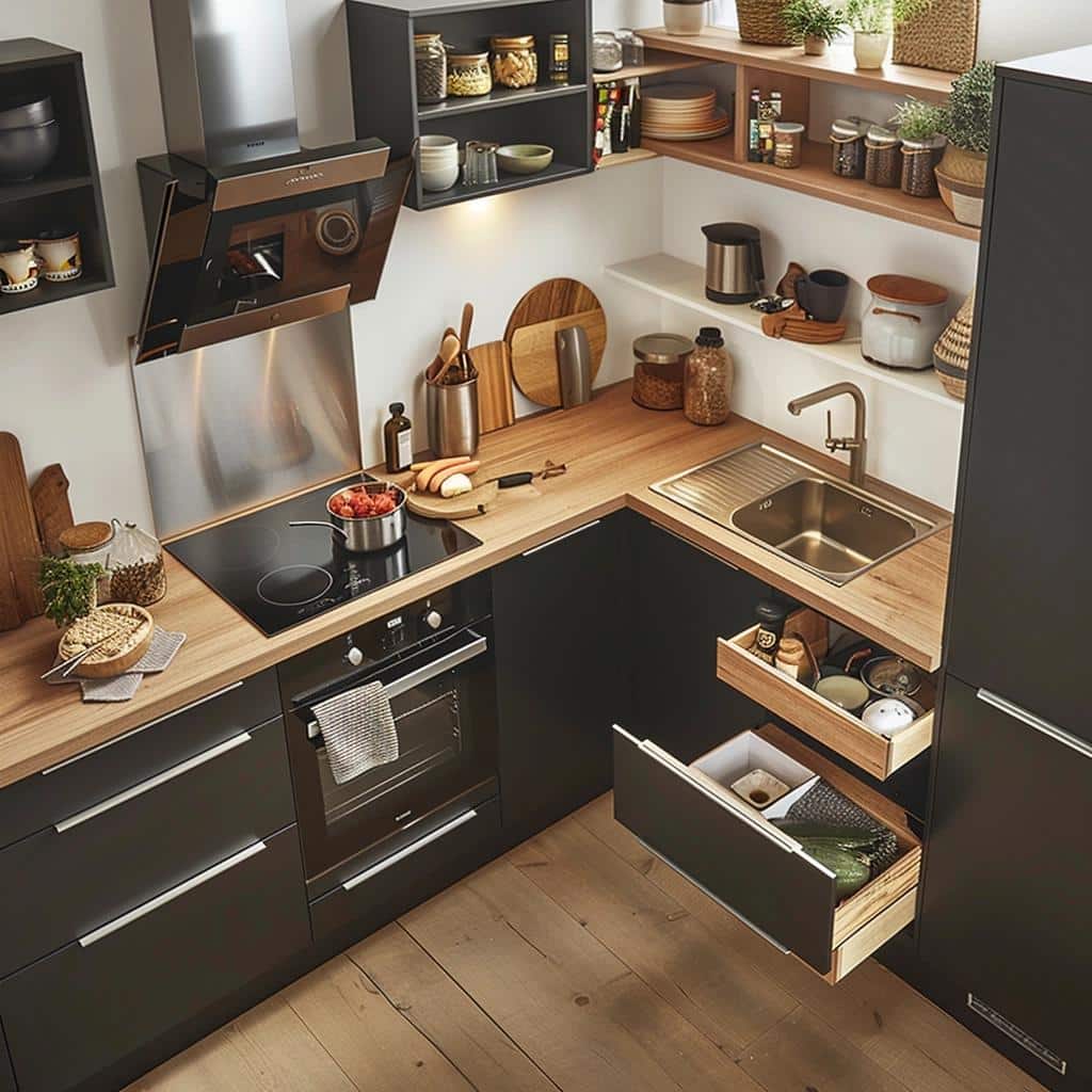 8 Soluções Criativas para Layouts Desafiadores em Cozinhas em L Planejadas 1 8 Soluções Criativas para Layouts Desafiadores em Cozinhas em L Planejadas