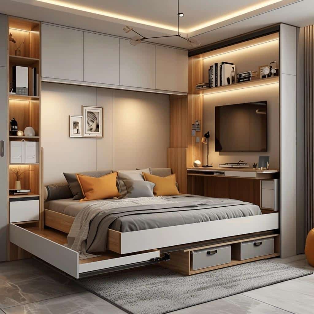 5 Soluções de Móveis Planejados para Quartos Pequenos 1 5 Soluções de Móveis Planejados para Quartos Pequenos