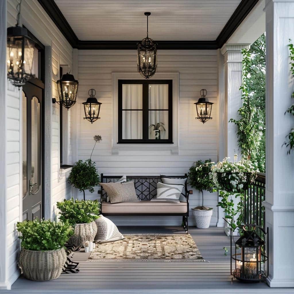 7 Dicas Funcionais para Decorar Varanda de Entrada de Casa 2 7 Dicas Funcionais para Decorar Varanda de Entrada de Casa