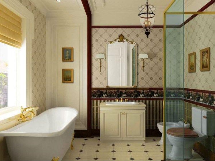 Banheiro retrô: Explore 40 ideias e crie um espaço cheio de charme e nostalgia. Veja como fazer! 3 Acaba sendo uma excelente opção para quem busca um ambiente único e original na hora de decorar.