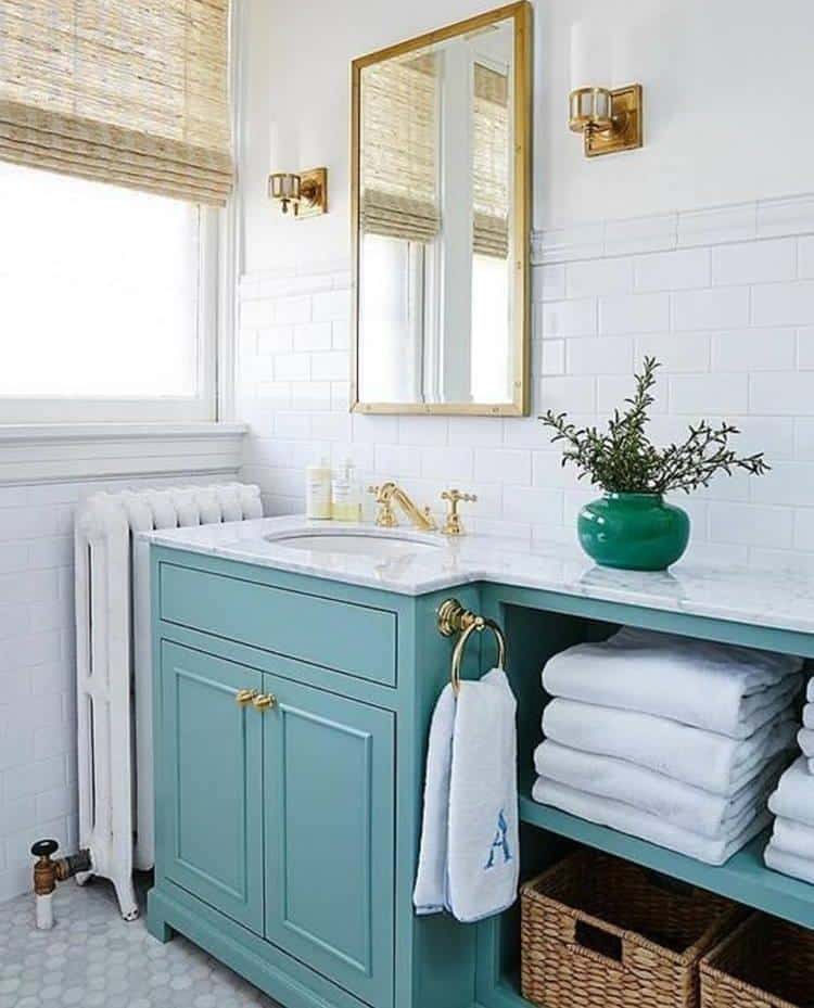 Banheiro retrô: Explore 40 ideias e crie um espaço cheio de charme e nostalgia. Veja como fazer! 6 Cada detalhe é muito importante para se ter um ambiente retrô.