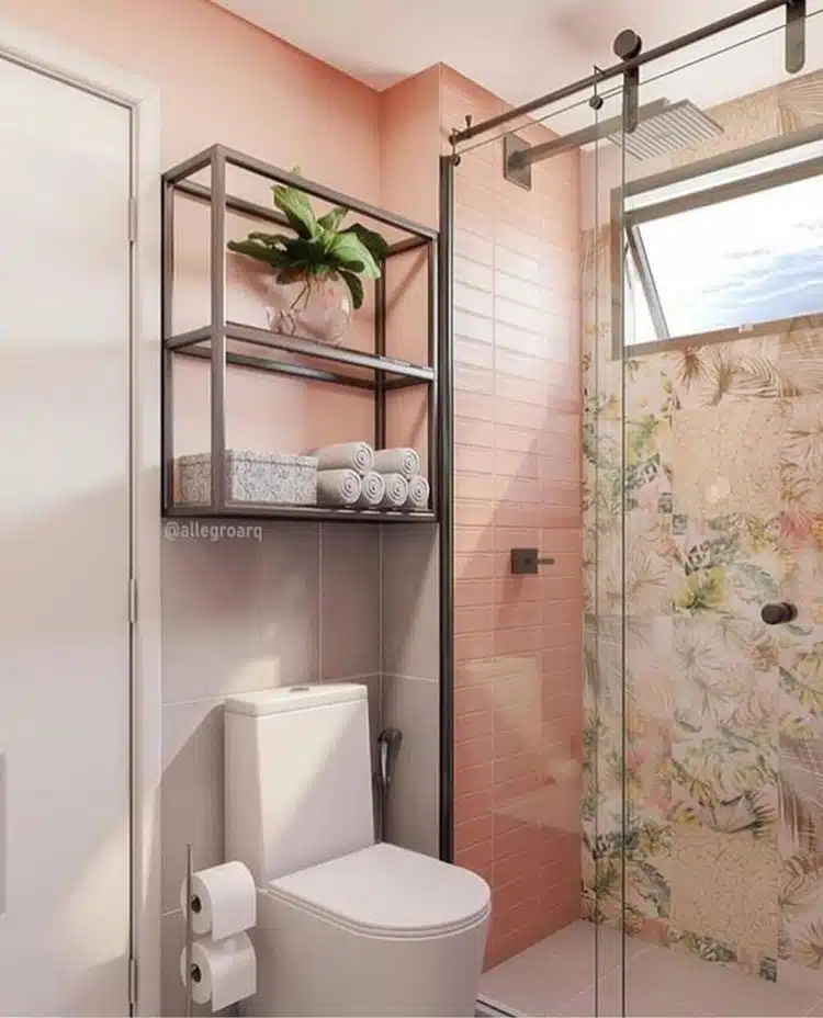 Banheiro retrô: Explore 40 ideias e crie um espaço cheio de charme e nostalgia. Veja como fazer! 4 Dá um toque charmoso para a decoração da casa.