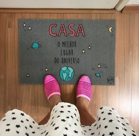 30 Capachos Personalizados para Dar Boas-vindas para você escolher o seu! 10 5 Capachos Personalizados para Dar Boas-vindas