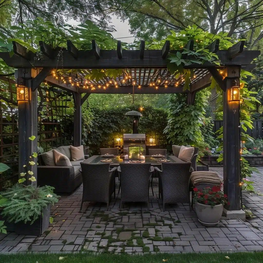 5 Ideias Criativas de Decoração de Quintal com Pergolado para Transformar Seu Espaço 1 5 Ideias Criativas de Decoração de Quintal com Pergolado para Transformar Seu Espaço