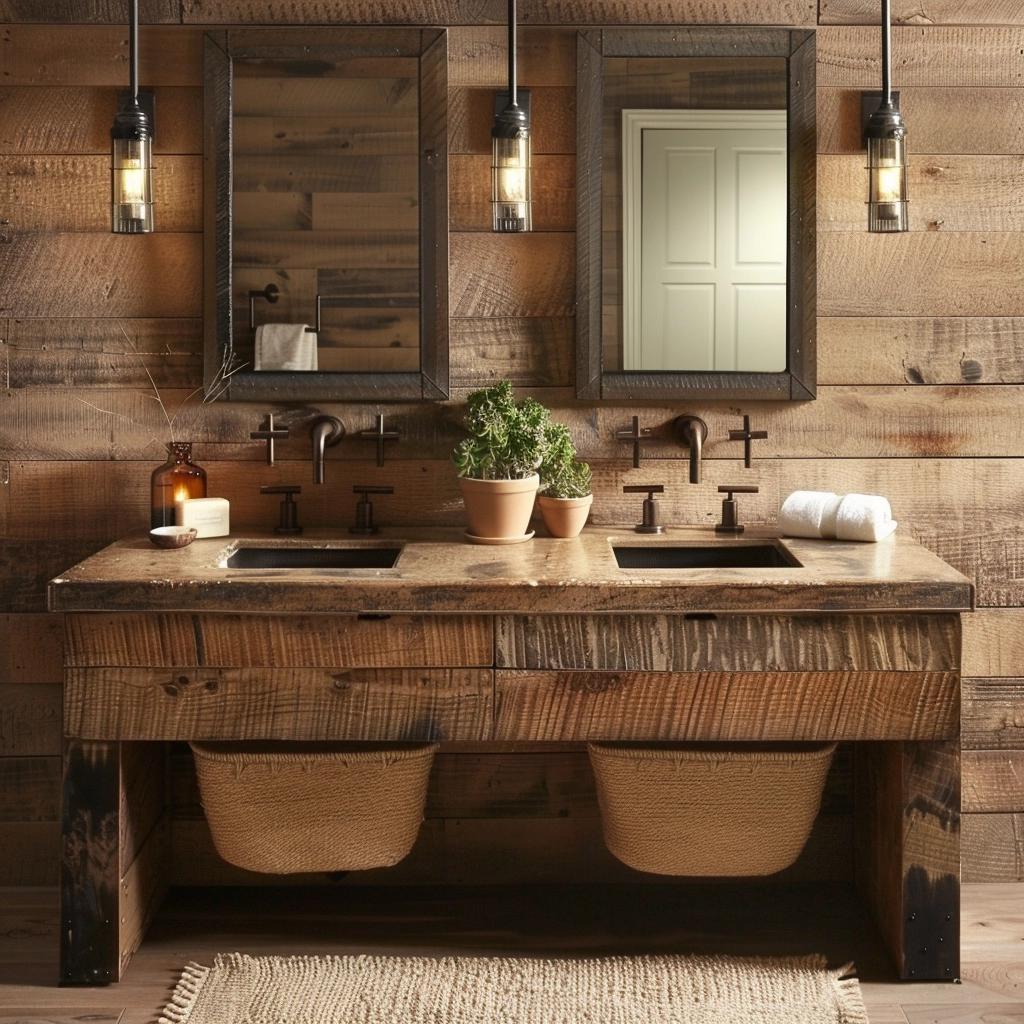3 Dicas para Decorar seu Banheiro com Estilo Rústico 4 3 Dicas para Decorar seu Banheiro com Estilo Rústico