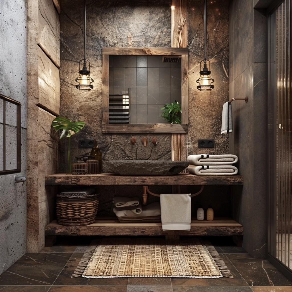 3 Dicas para Decorar seu Banheiro com Estilo Rústico 3 3 Dicas para Decorar seu Banheiro com Estilo Rústico