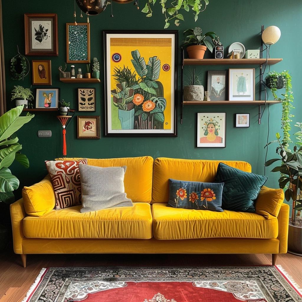 5 Ideias Criativas para Decorar a Parede Atrás do Sofá 4 5 Ideias Criativas para Decorar a Parede Atrás do Sofá