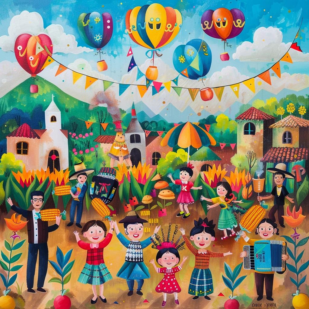 5 Ideias Criativas para Mural de Festa Junina 2 5 Ideias Criativas para Mural de Festa Junina