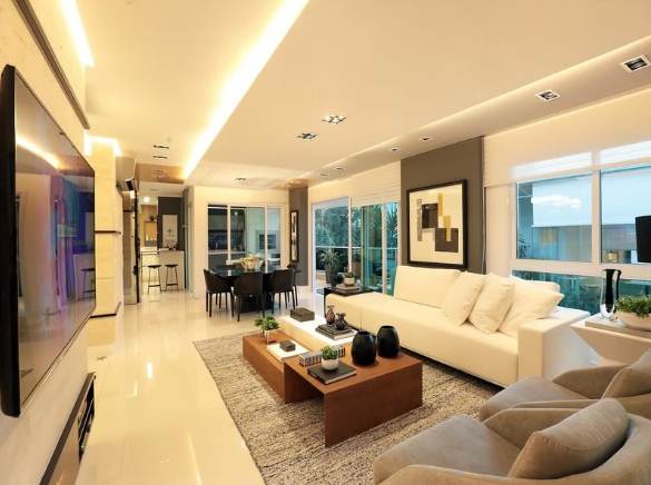 3 Soluções para Decorar uma Sala Comprida