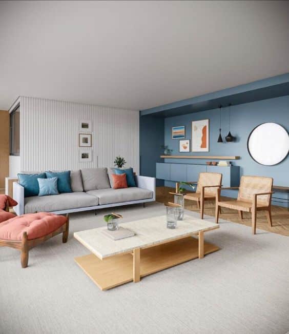 3 Soluções para Decorar uma Sala Comprida mais 30 exemplos. 7 3 Soluções para Decorar uma Sala Comprida