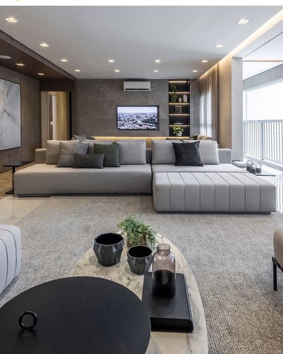 3 Soluções para Decorar uma Sala Comprida mais 30 exemplos. 9 3 Soluções para Decorar uma Sala Comprida