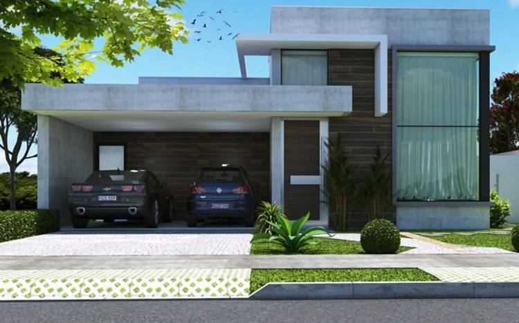 7 Vantagens de Ter uma Casa Caixote e 30 ideias para se inspirar! 17 Estrutura simples e leve do telhado embutido.