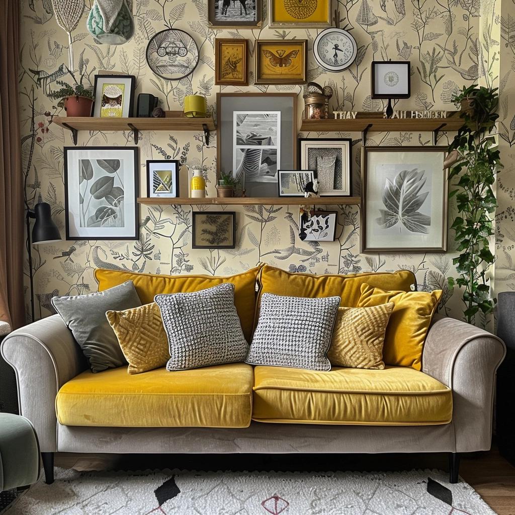 5 Dicas de Decoração para Parede Atrás do Sofá 2 5 Dicas de Decoração para Parede Atrás do Sofá