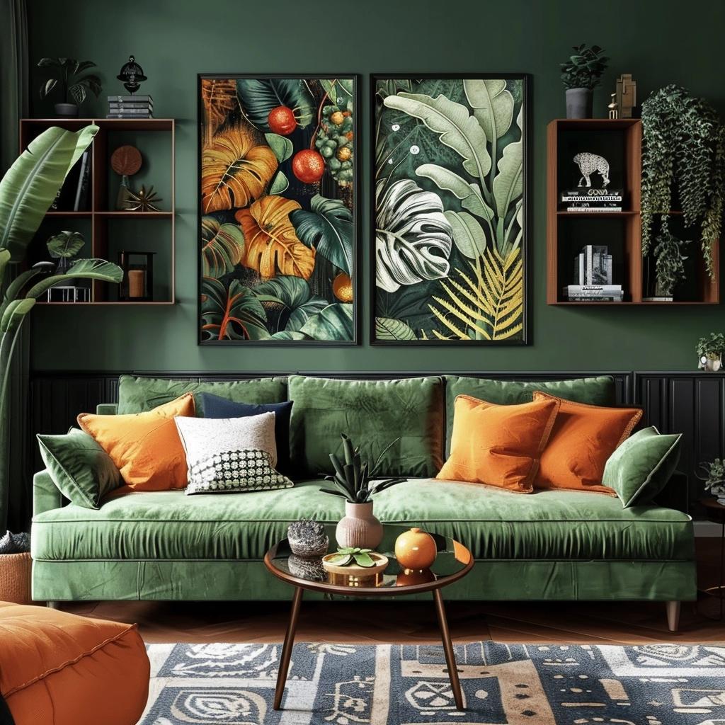 Como Decorar a Parede do Sofá: 5 Dicas Essenciais 2 Como Decorar a Parede do Sofá: 5 Dicas Essenciais