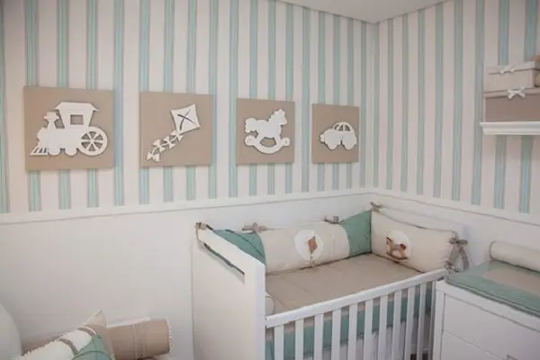 7 Ideias para Decorar um Quarto Simples 6 Decoração de quarto simples de bebê