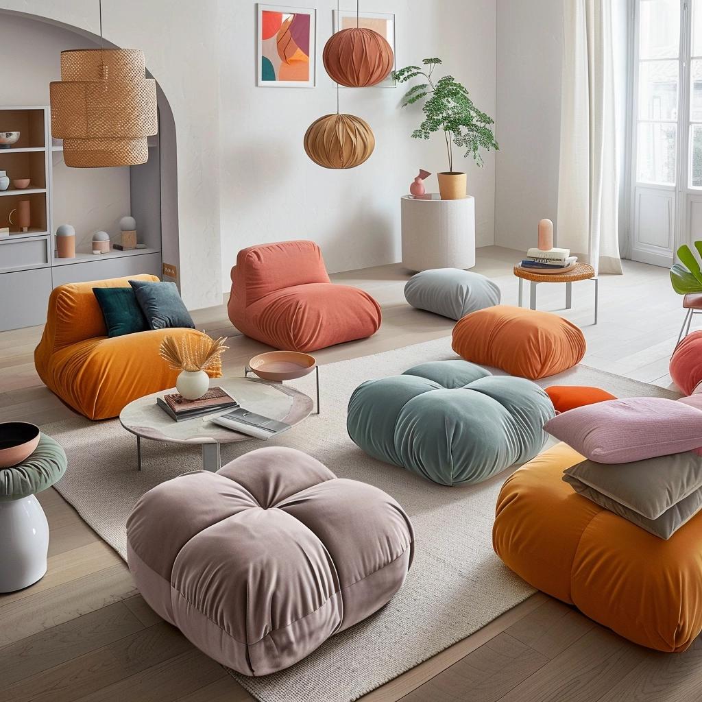 Puffs: 5 Soluções Práticas para Ambientes Pequenos 3 Puffs: 5 Soluções Práticas para Ambientes Pequenos
