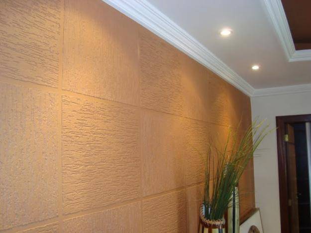 10 Inspirações de Salas com Grafiato que Você Vai Adorar 3 Aqui, observamos uma sala transformada pelo grafiato que traz um ar de novidade ao ambiente.