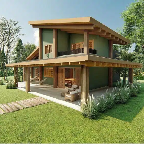 10 Ideias de Casas com Alpendre para se Inspirar e Construir a Sua 16 Alternativas para cobrir o alpendre: forro e concreto, além das telhas tradicionais.