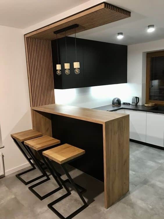 12 Ideias para Cozinha com Copa Integrada que Você Vai Amar 11 Conectar estilos de decoração entre cozinha e copa para harmonia visual.