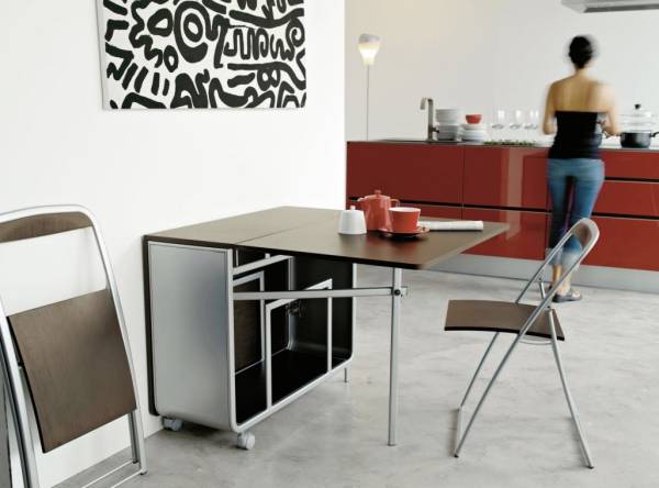 12 Tipos de Mesa Dobrável para Espaços Pequenos e Funcionais 18 Faça seu espaço mais funcional com essa mesa de rodinhas.