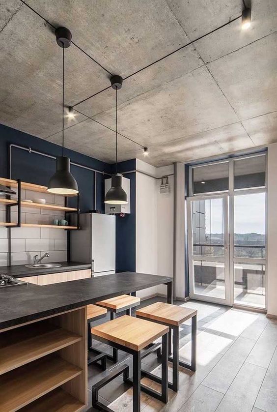 12 Ideias de Placa Cimentícia para uma Decoração Sofisticada 17 Teto de placa cimentícia, moderno e aplicável a qualquer ambiente da casa.