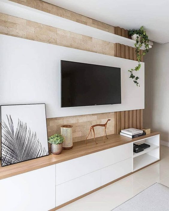 Pensando em espaços como a sala ou até mesmo o seu quarto, além de servir como suporte para a televisão e elementos decorativos, o rack também ganha destaque por si só.