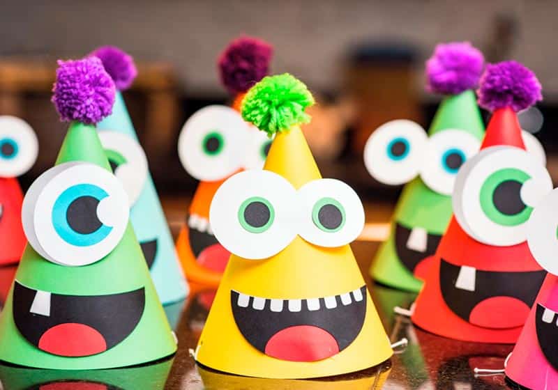 Festa de Aniversário Simples: Ideias Criativas para Celebrar com Estilo 5 Chapéu de festa feito em casa