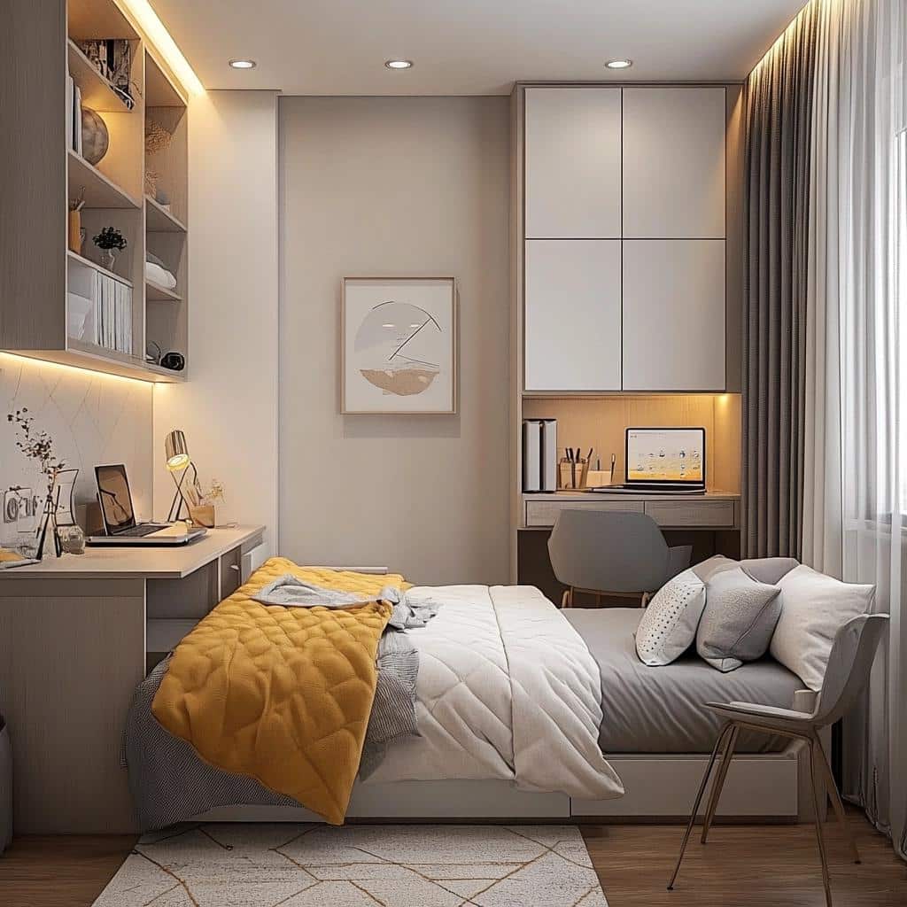 7 Dicas para Decorar Quartos Pequenos de Forma Funcional 1 7 Dicas para Decorar Quartos Pequenos de Forma Funcional