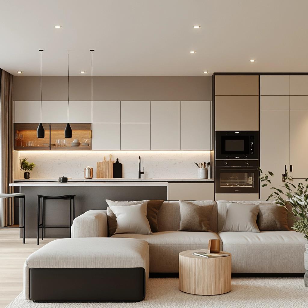 Como Decorar Sala com Cozinha Americana Integrada: 5 Ideias 4 Como Decorar Sala com Cozinha Americana Integrada: 5 Ideias