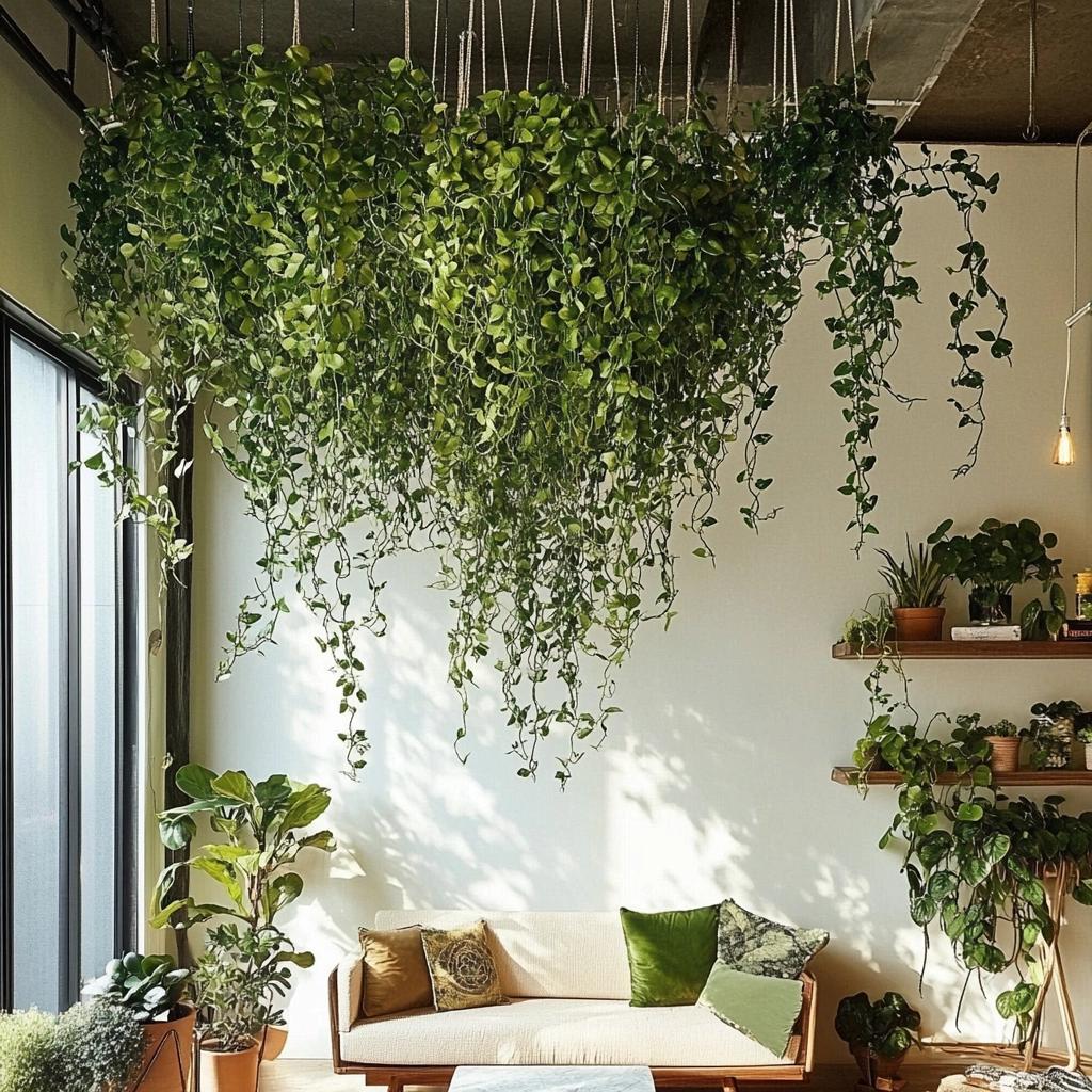 Como Usar Plantas Suspensas na Decoração 4 Como Usar Plantas Suspensas na Decoração