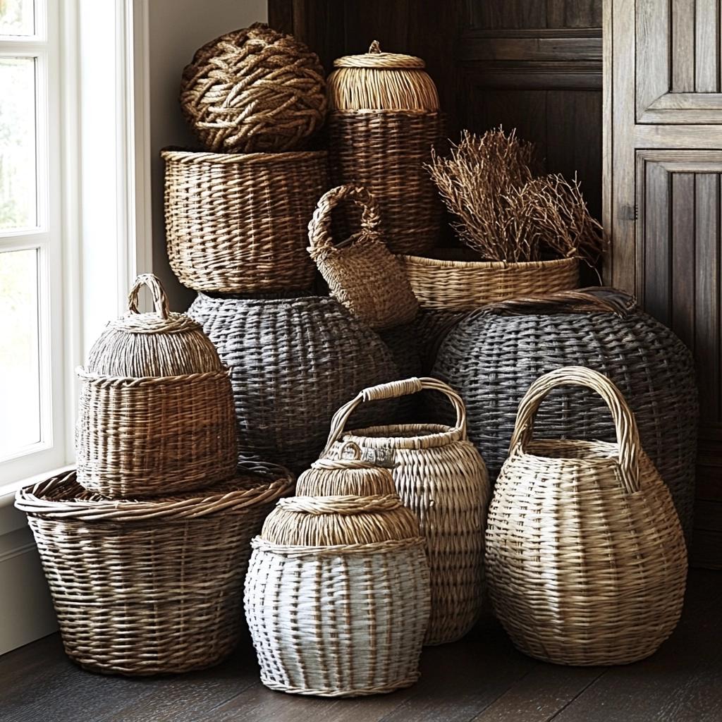 Ideias Criativas para Usar Cestos na Organização e Decoração 4 Ideias Criativas para Usar Cestos na Organização e Decoração