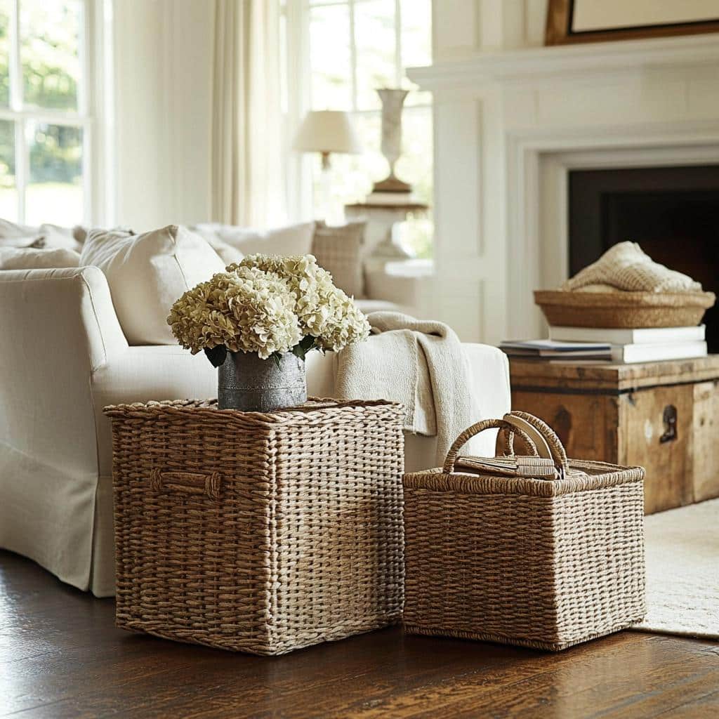 Ideias Criativas para Usar Cestos na Organização e Decoração 1 Ideias Criativas para Usar Cestos na Organização e Decoração