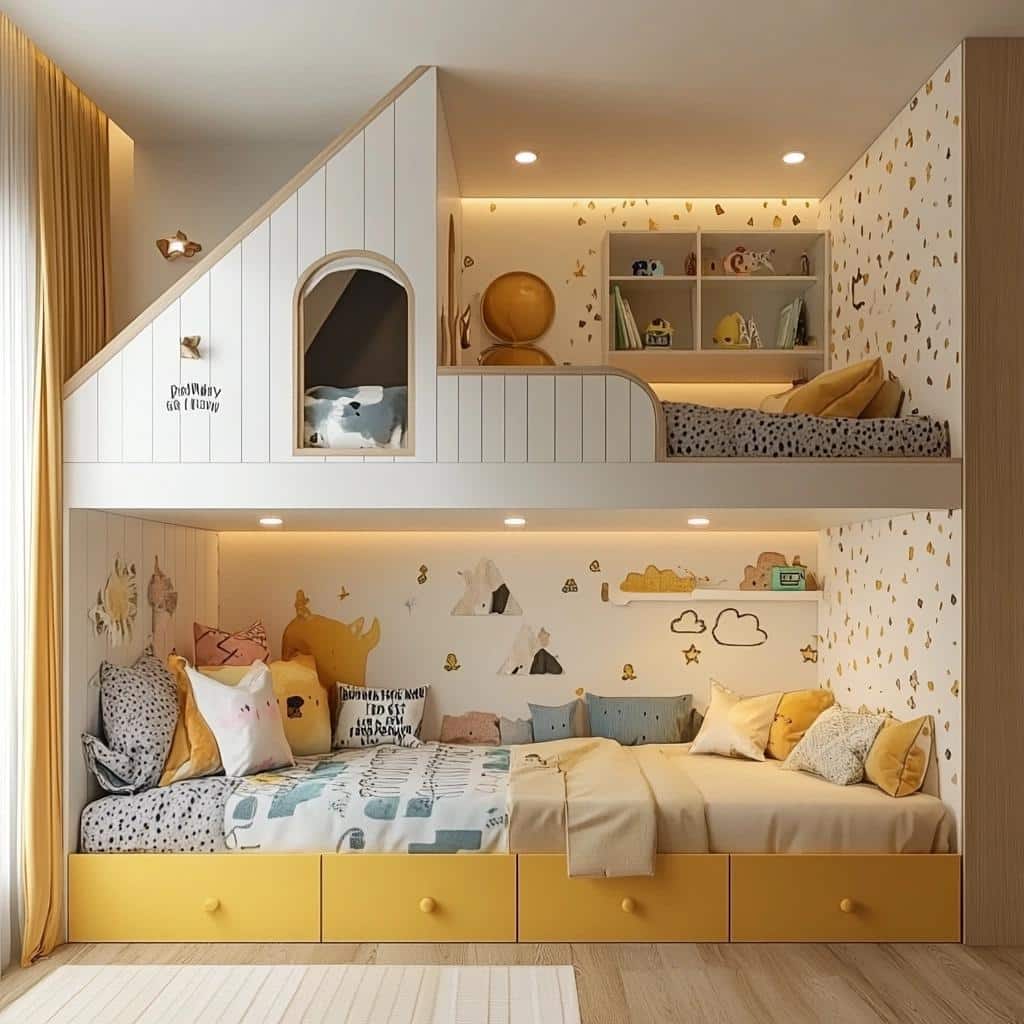 Ideias para Decorar Quartos de Crianças com Praticidade 2 Ideias para Decorar Quartos de Crianças com Praticidade