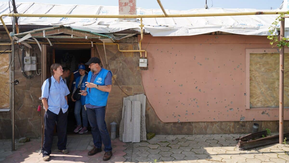 Reforma inovadora de casas na Ucrânia após a guerra. 1 Reforma inovadora de casas na Ucrânia após a guerra.