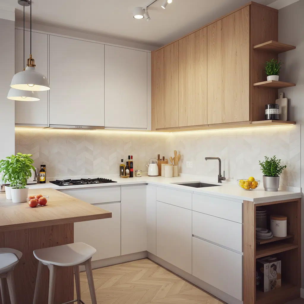 6 Modelos de Cozinha Planejada Pequena com Dicas de Organização 3 Ideias de cozinha planejada pequena.