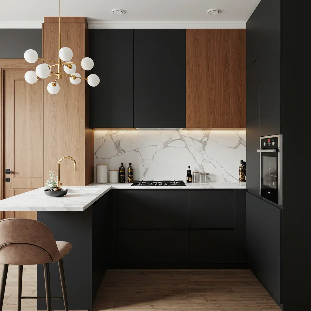 6 Modelos de Cozinha Planejada Pequena com Dicas de Organização 5 Ideias de cozinha planejada pequena.